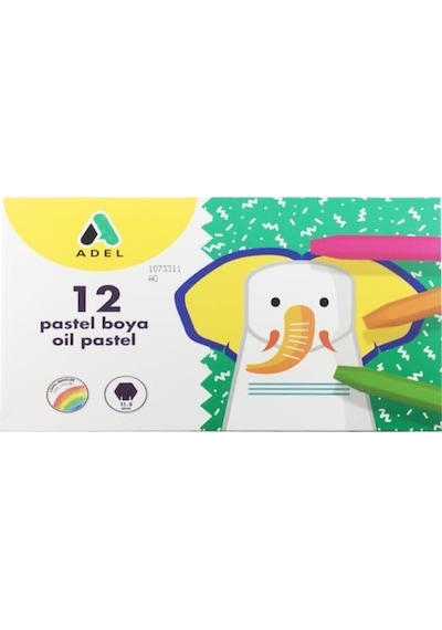 Adel 12'Li Pastel Boya Seti