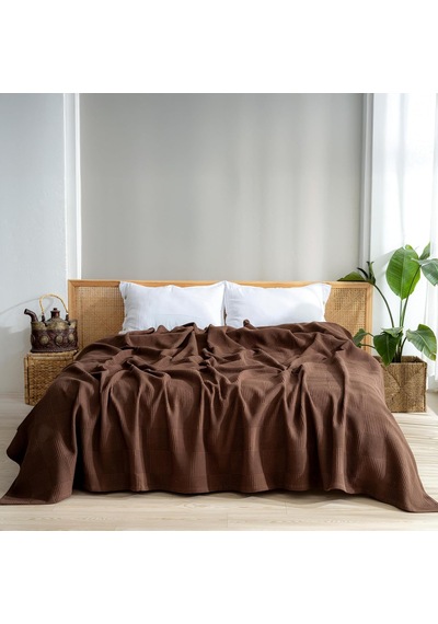 Rayme Tekstil Waffle Desenli Pike Yatak Örtüsü Koyu Kahverengi, Çift Kişilik Pike 200x230 Cm, 100% Pamuk, Hafif 4 Mevsim Kullanım Çok Renkli Rayme Tekstil Waffle Desenli Pike Yatak Örtüsü Koyu Kahverengi, Çift Kişilik Pike 200x230 Cm, 100% Pamuk, Hafif 4 Mevsim Kullanım Çok Renkli