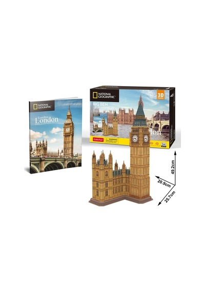DS0992 Cubic Fun National Geographic Serisi Big Ben 94 parça / 3 Boyutlu Puzzle