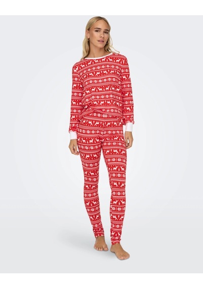 Only Kırmızı Kadın Pijama Takımı 15309334 001