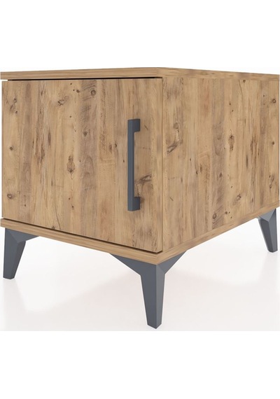 Kronos Komodin Tek Kapaklı 44x59x48 Çam-çam Çam