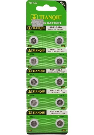 Tıanqıu Ag11 Lr721/362 Alkalin 10'Lu Düğme Pil