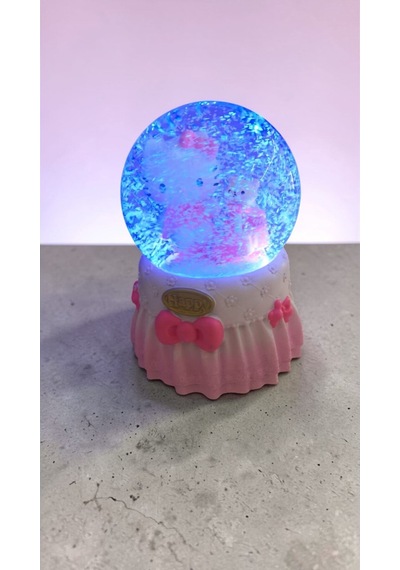 Hello Kitty Büyük Boy Püskürtmeli Kar Küresi İki Model Karışık Gönderim