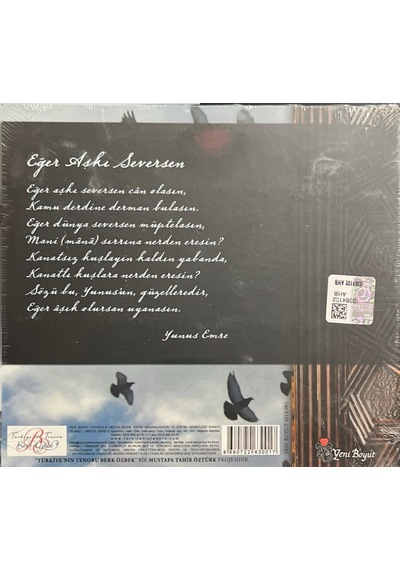 Müzik Cd Sidir - Plak Değildir Cd Berk Özbek Eğer Aşkı Seversen
