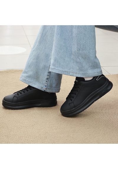 2230-conpax Mcqueen Modeli Anatomik Tabanlı Üst Kalite Unisex Sneakers Ayakkabı Siyah
