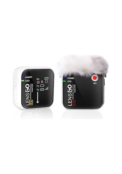 Lensgo 348C Beyaz 1V1 Kablosuz Tekli Mikrofon Seti