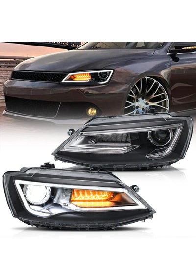 Volksvagen Jetta 2012-2013 Audi Dizayn Ön Far