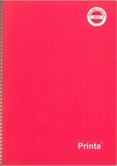 Ekofis Pirinta defter 160 Yp Çizgili A4 Spiralli PP.Kap.Mor
