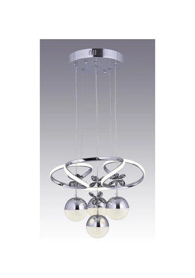 Lzy Avize Store Led Sarkıt Avize Ec-1001 Krom