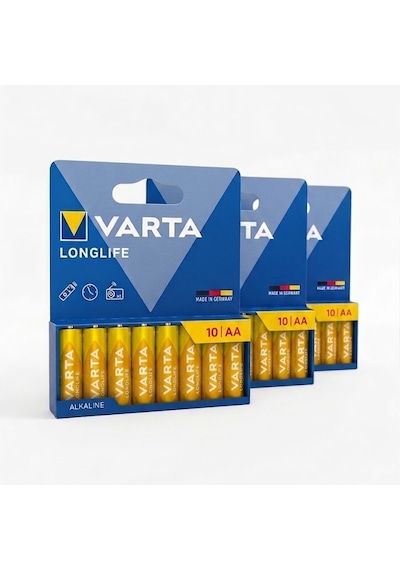 Varta Longlife Aa Alkalin Pil 30'lu Paket