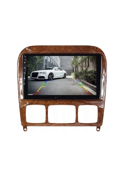 Mercedes S Class Araç Multimedya Android Ekran Carplay Double Teyp 4+64 9" 99-05 Maun Cadence