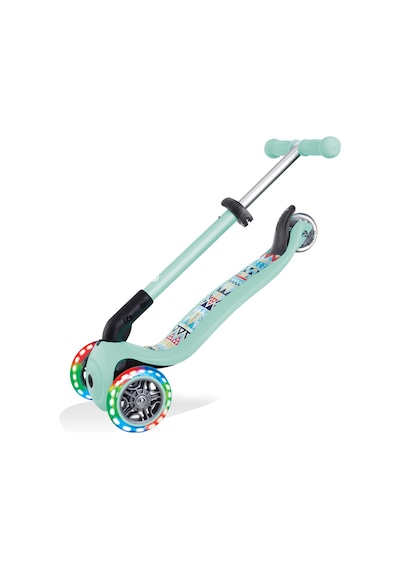 Globber Junior Fantasy Katlanabilir Işıklı Scooter - Mint Mint Yeşili