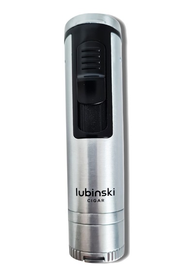 Lubinski Metal Pürmüz Puro Delici İğne Ve Sehpalı Çakmak Siyah-gümüş