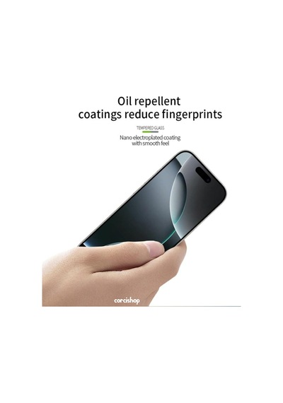 İphone 17 Pro Max Uyumlu Ekran Koruyucu Hd Tam Kaplayan Full Koruma Antistatic Temperli Cam