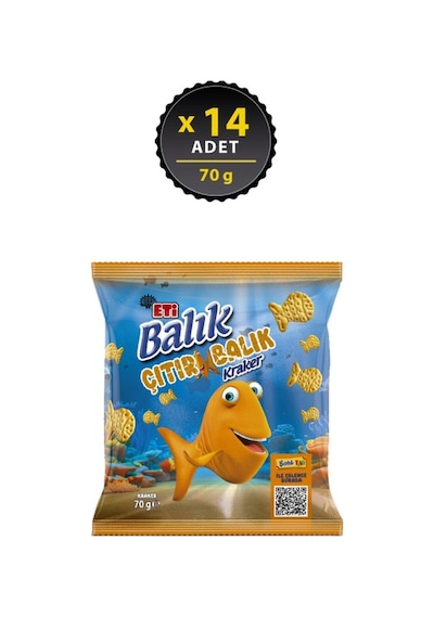 Çıtır Balık Kraker 70 G X 14 Adet