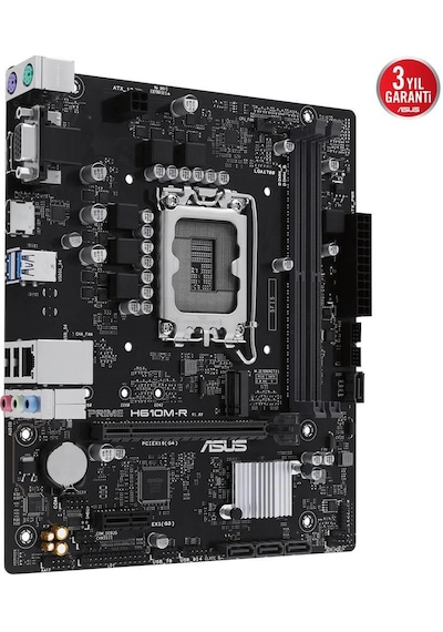 Asus Prıme H610m-r-sı, 2xddr5, M.2, D-sub, Dp, Hdmı, 12-13.14.nesil, Lga1700 Soket, Anakart