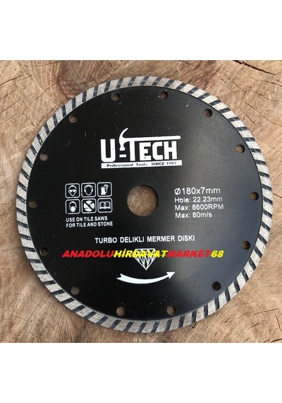 Utech 180 MM Mermer Kesici Granit Kesici Taş Duvar Kesici Testere