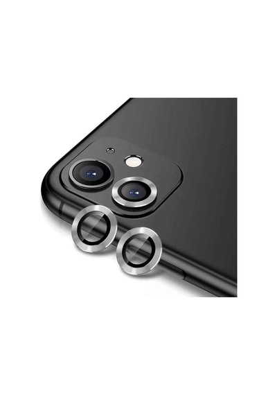 İphone 11 Uyumlu Zore Cl-12 Premium Safir Parmak İzi Bırakmayan Anti-reffrmive Kamera Frm Kor Gümüş