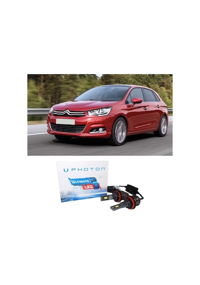 Citroen C4 Led Xenon Kısa Far Ampulü H7 Ultimate Yeni Seri Beyaz 2012-2017