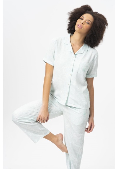 United Colors Of Benetton Kadın Pijama Üstü 71442 Yeşil