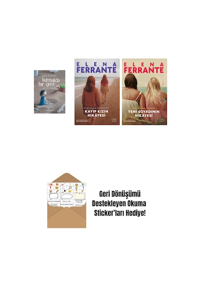 Kumsalda Bir Gece + Kayıp Kızın Hikayesi + Yeni Soyadının Hikâyesi + Okuma Sticker'ları