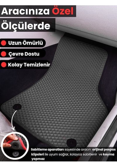 Seat Arona 2021-2025 Uyumlu Eva Paspas Tam Set Oto Paspas,araca Özel,kolay Montaj 454