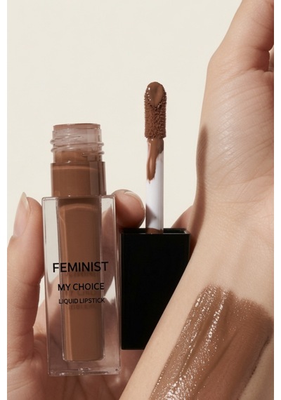 Kremsi Dokulu, Kadife Bitişli-parlak Yoğun Pigment, Gün Boyu Kalıcı Mocha