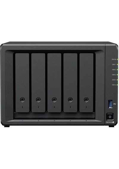 Synology Ds1525 Plus Ryzen V1500b 32gb Ram- 5-diskli Nas Server Disksiz
