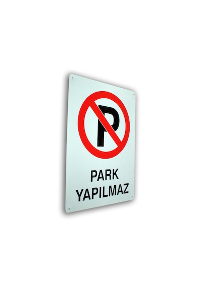 Metal İş Güvenliği Ve Uyarı Levhaları 25 36 Cm Park Yapılmaz