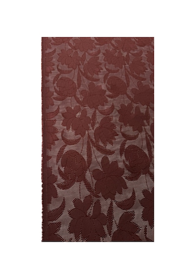 Transparan Dökümlü Jakarlı Modal Kumaş En 145 Cm Elbise Abaya Kimono Ve Tesettür Giyim Bordo