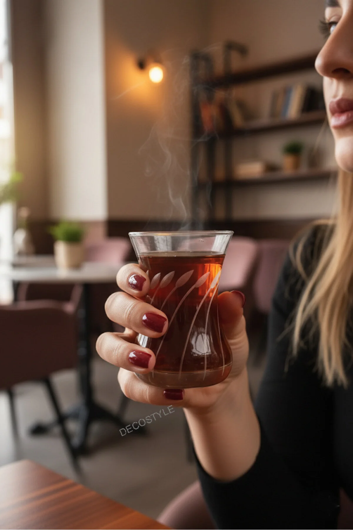 Paşabahçe Mila 6'lı İncebelli Çay Bardağı 125 Cc - Klasik Türk Çay Sunum Seti Şeffaf