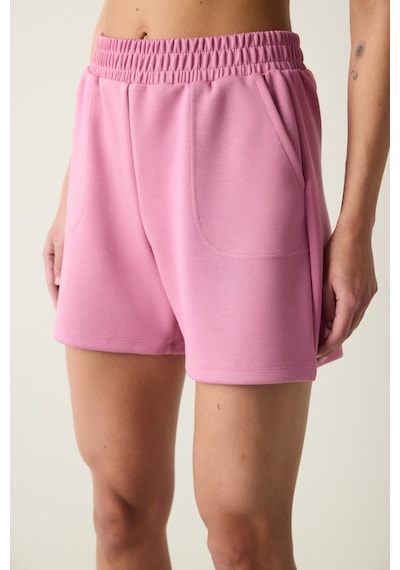 Penti Pembe Yüksek Bel Cepli Silky Touch Şort Gul Pembesı