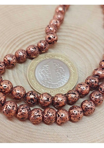 Yasamtohumu Lav Taşı Otantik Dizi 6mm 54622 Çok REnkli Çok Renkli