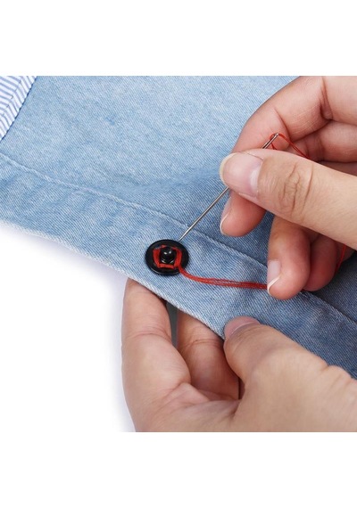 Dikmeli Çıtçıt Düğme Seti 5 Boy Siyah  8Mm/10Mm/12Mm/14Mm/16Mm