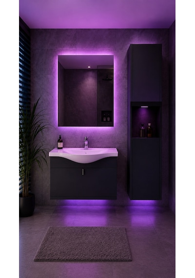 Etejerli Lavabo 90 Cm Basıc Esv-7090 Beyaz