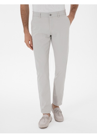 Cacharel Taş Slim Fit Pamuk Karışımlı Kanvas Pantolon Gri Cacharel Taş Slim Fit Pamuk Karışımlı Kanvas Pantolon Gri