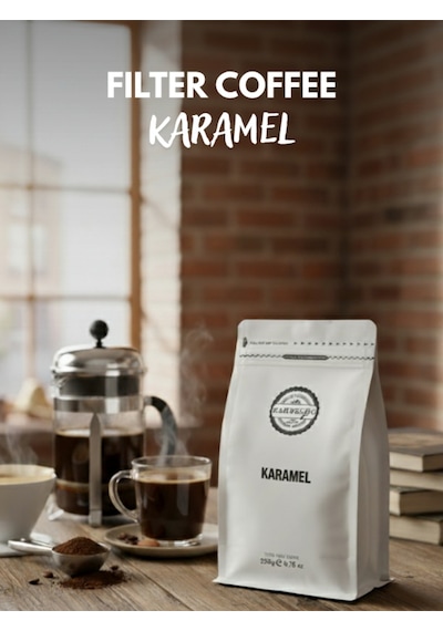 Filtre Kahve Karamel Aromalı 250gr
