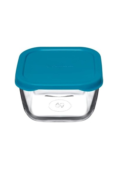 Snow Box Saklama Kabı 275 Cc Plastik Turkuaz Kapaklı