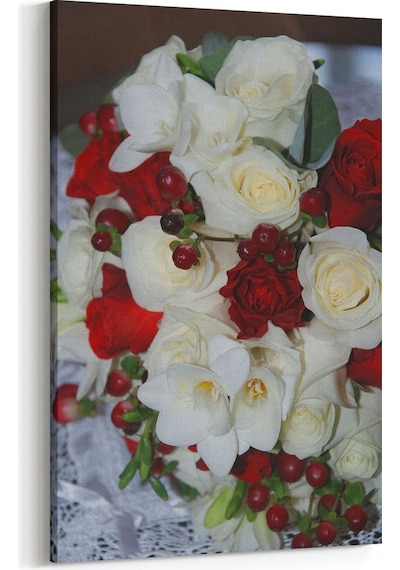 Olla 60x90 Cm 11617d Çiçek Görseli Dikey Kanvas Tablo