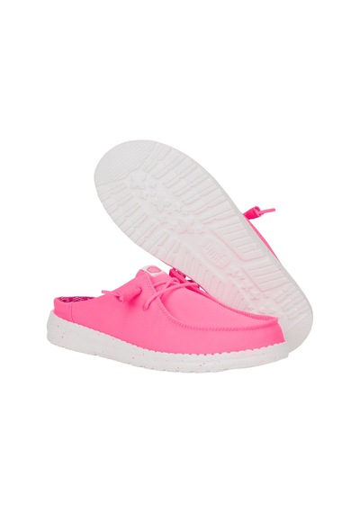 Hey Dude Wendy Slip Stretch Canvas Kadın Terlik Pembe