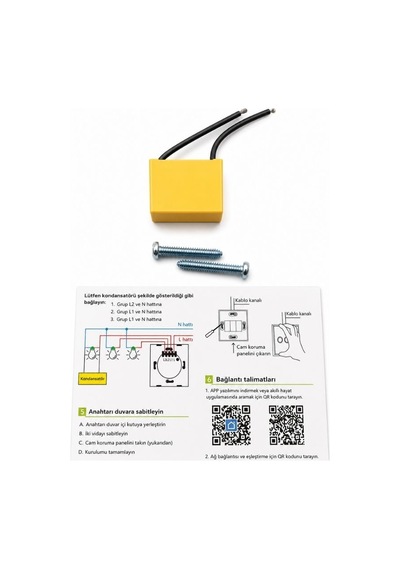 Swıtch Akıllı Wifi Dokunmatik Duvar Anahtarı 100-240v Ab Tak Beyaz