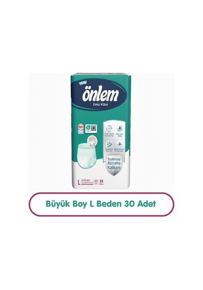 Önlem Emici Külot L Beden 30 Adet L