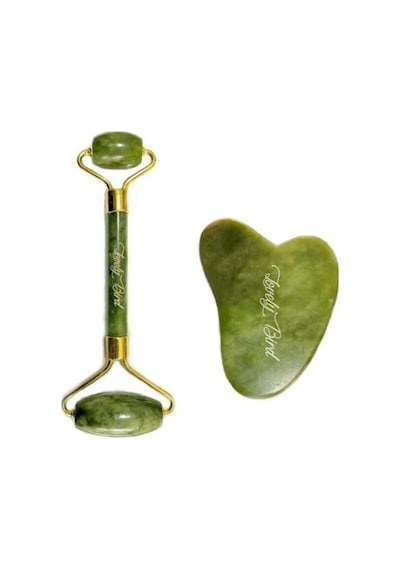 Jade Roller ve Gua Sha Set