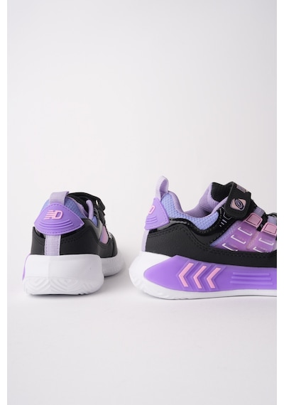 Muggo Zuzu Cırtlı Ve Bağcıklı Günlük Çocuk Sneaker Spor Ayakkabı Lila