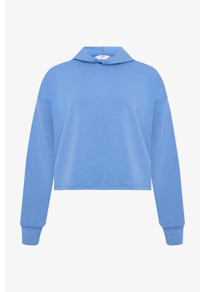 Penti Mavi Kapüşonlu Silky Touch Sweatshirt