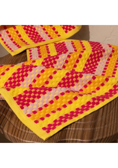 Soft Tivi El Havlusu - Renkli - 30x50 Cm Çok Renkli