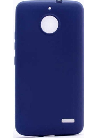Lenovo Moto E4 Kılıf Zore Premier Silikon Kapak Lacivert