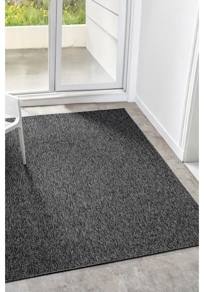 Mariesse Home Hav Toz Vermez Kolay Temizlenen Hasır Doku Sisal Halı Bombay 664-antrasit