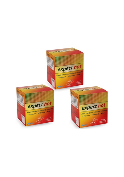 Expect Hot Kara Mürver Propolis 12 Saşe (3 Adet)