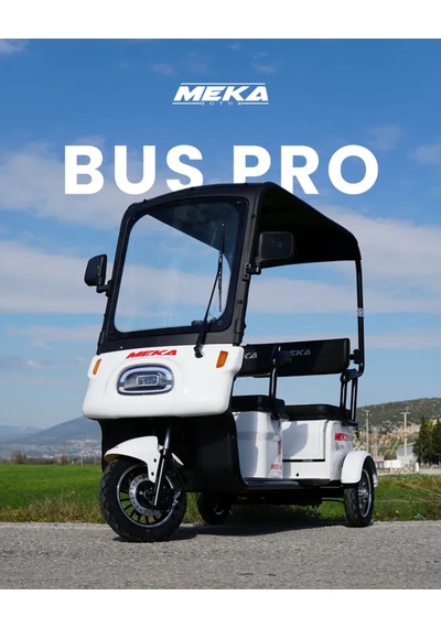 Meka Bus Pro 2000 Watt Akülü Otobüs Araba Beyaz